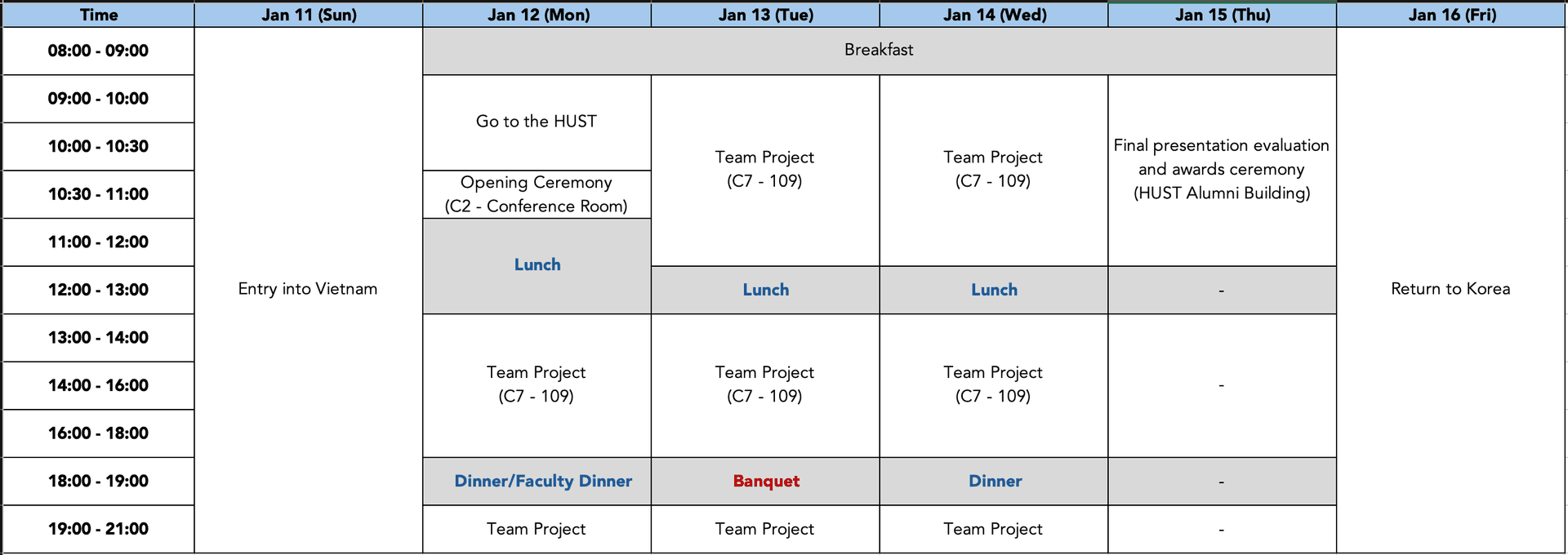 Event Overview